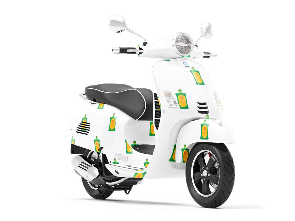 Vermouth Bottles Alcohol Vespa Scooter Wrap Film