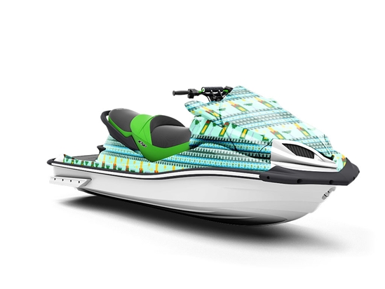 Pixel Celebrations Alcohol Jet Ski Vinyl Customized Wrap