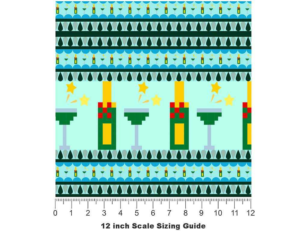 Pixel Celebrations Alcohol Vinyl Film Pattern Size 12 inch Scale