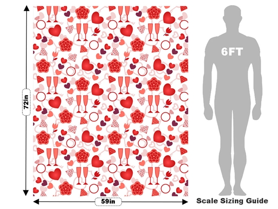 Romantic Evening Alcohol Vehicle Wrap Scale