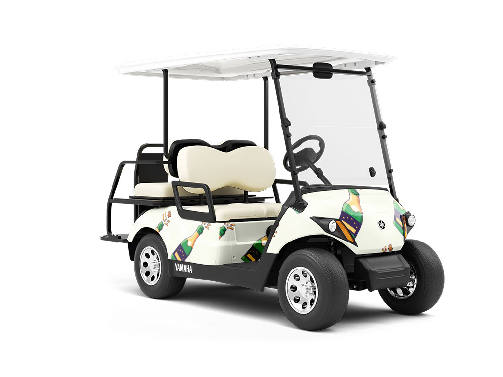 Sincere Congratulations Alcohol Wrapped Golf Cart