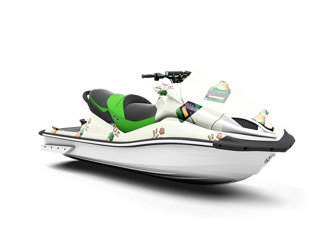 Sincere Congratulations Alcohol Jet Ski Vinyl Customized Wrap