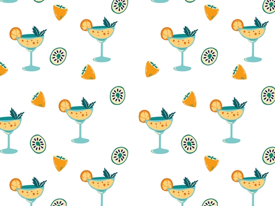 Siesta Time Alcohol Vinyl Wrap Pattern