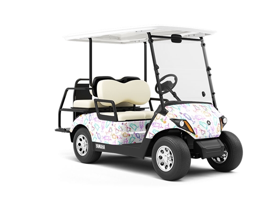 Tequila Blanco Alcohol Wrapped Golf Cart