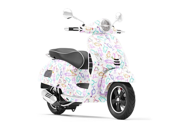 Tequila Blanco Alcohol Vespa Scooter Wrap Film