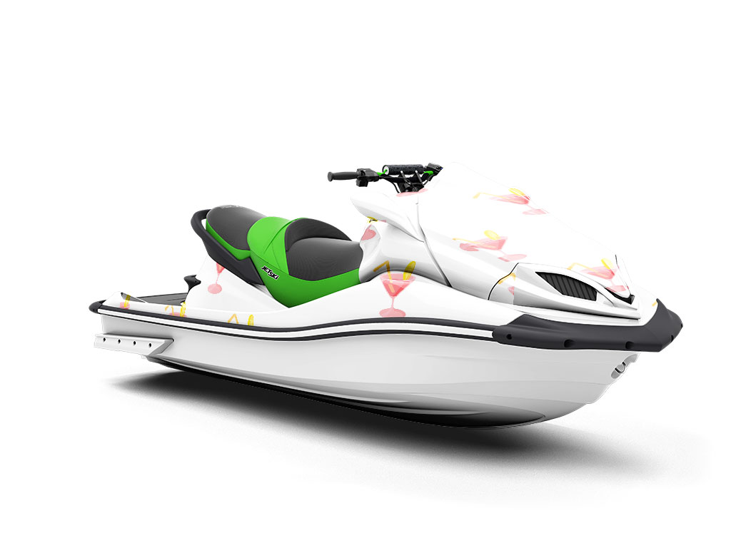 Pink Lemon Alcohol Jet Ski Vinyl Customized Wrap