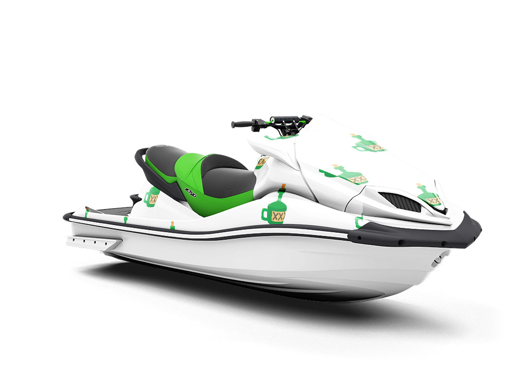 Biting Moonshine Alcohol Jet Ski Vinyl Customized Wrap