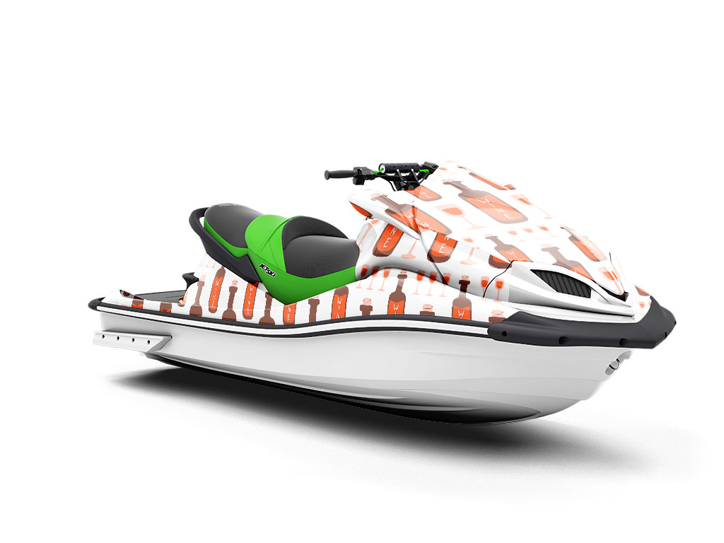 Brunch Time Alcohol Jet Ski Vinyl Customized Wrap