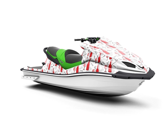 Pinot Noir Alcohol Jet Ski Vinyl Customized Wrap