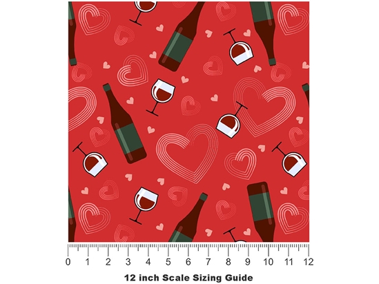 Que Syrah Alcohol Vinyl Film Pattern Size 12 inch Scale