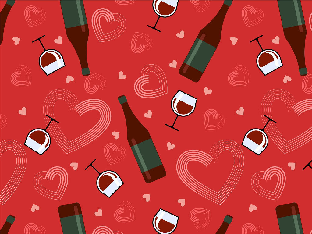 Que Syrah Alcohol Vinyl Wrap Pattern