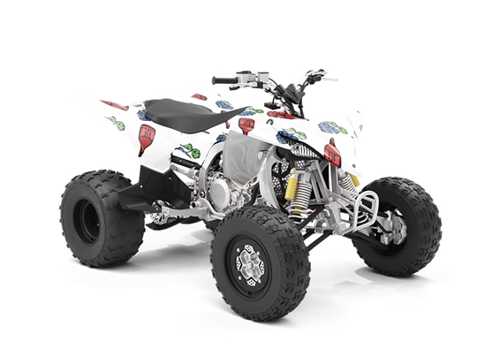 Sweet White Alcohol ATV Wrapping Vinyl