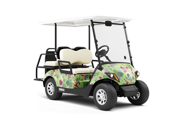 Voluptuous Vineyard Alcohol Wrapped Golf Cart