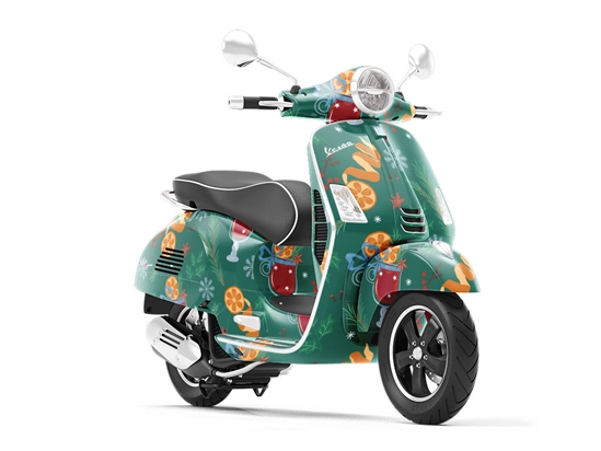 Warming Up Alcohol Vespa Scooter Wrap Film