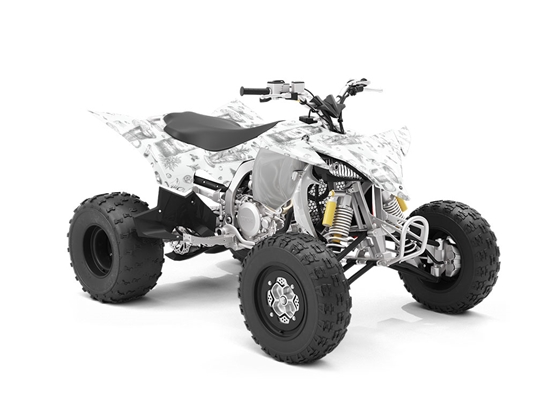 White Spiced Alcohol ATV Wrapping Vinyl