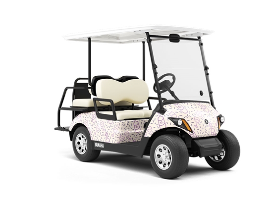 Wine O-Clock Alcohol Wrapped Golf Cart