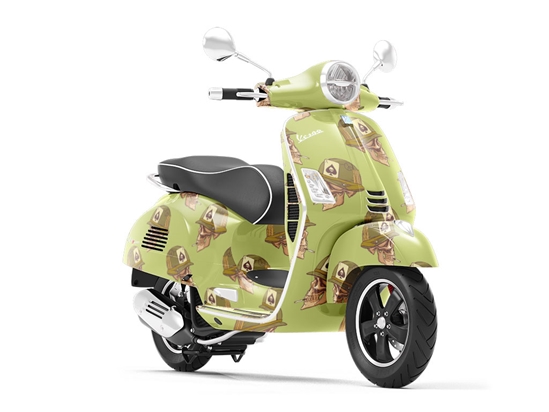 Aces High Americana Vespa Scooter Wrap Film