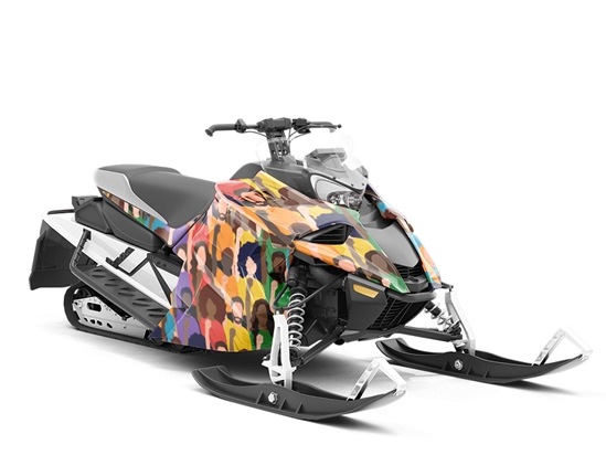 One Voice Americana Custom Wrapped Snowmobile