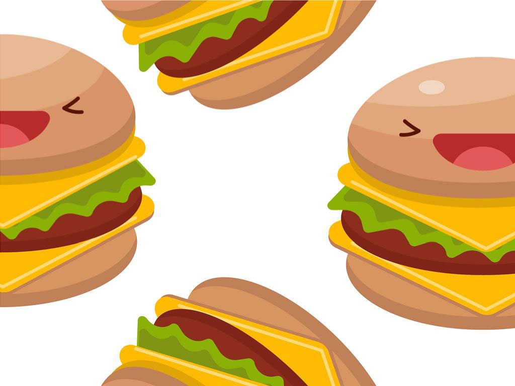 Burger Buddies Americana Vinyl Wrap Pattern