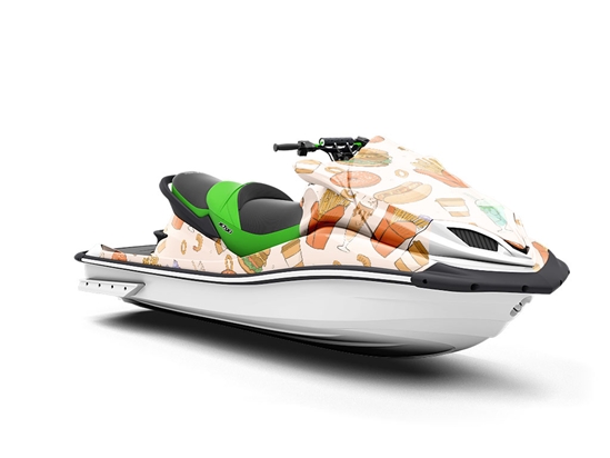 Usual Fare Americana Jet Ski Vinyl Customized Wrap