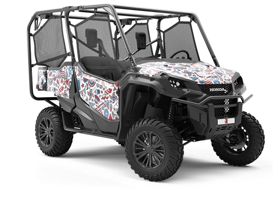 Beach Party Americana Utility Vehicle Vinyl Wrap