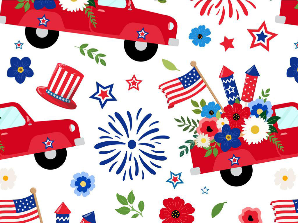 Supply Haul Americana Vinyl Wrap Pattern