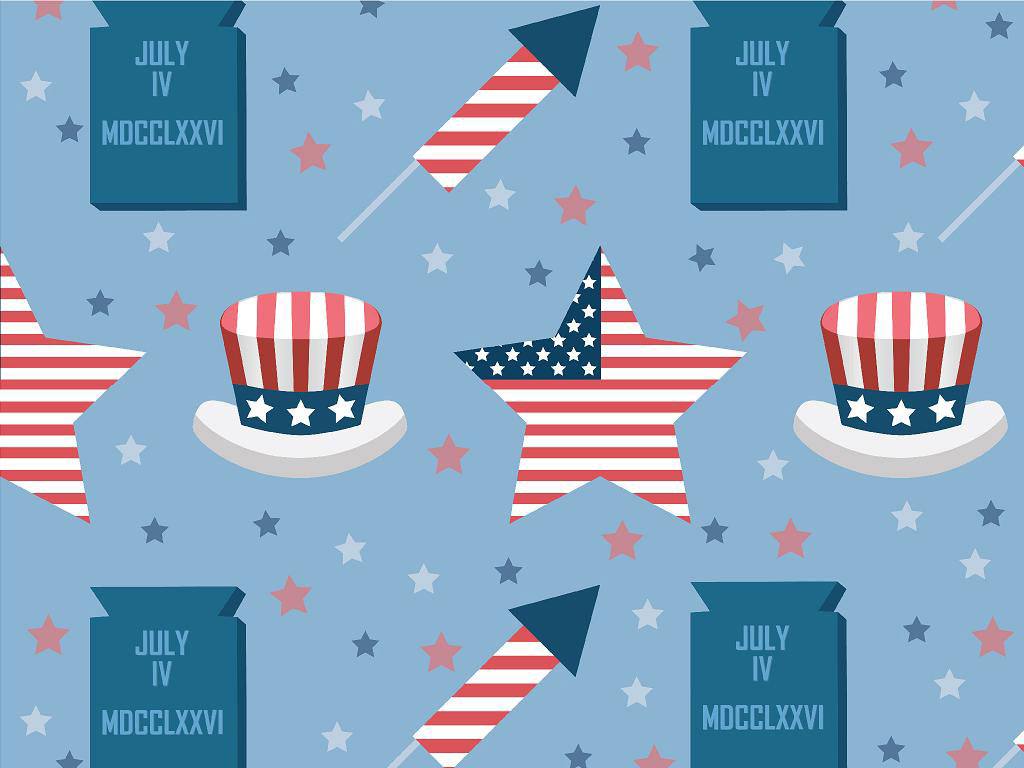 We Declare Americana Vinyl Wrap Pattern