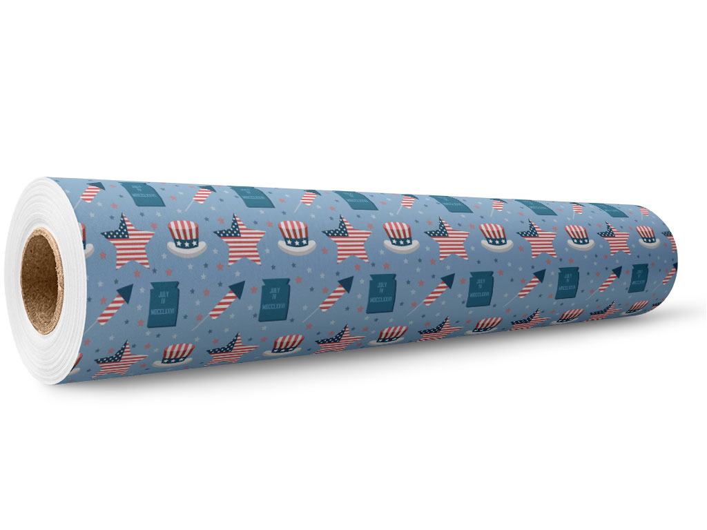 We Declare Americana Wrap Film Wholesale Roll