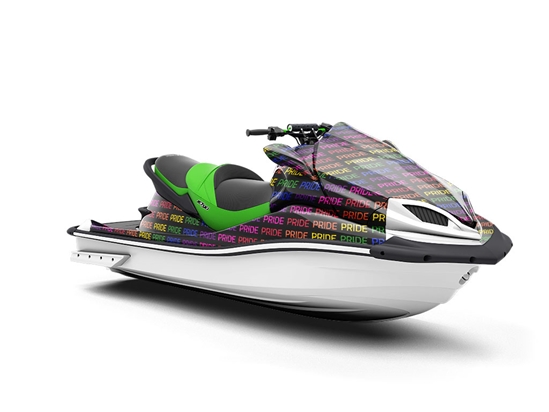 Happy June Americana Jet Ski Vinyl Customized Wrap