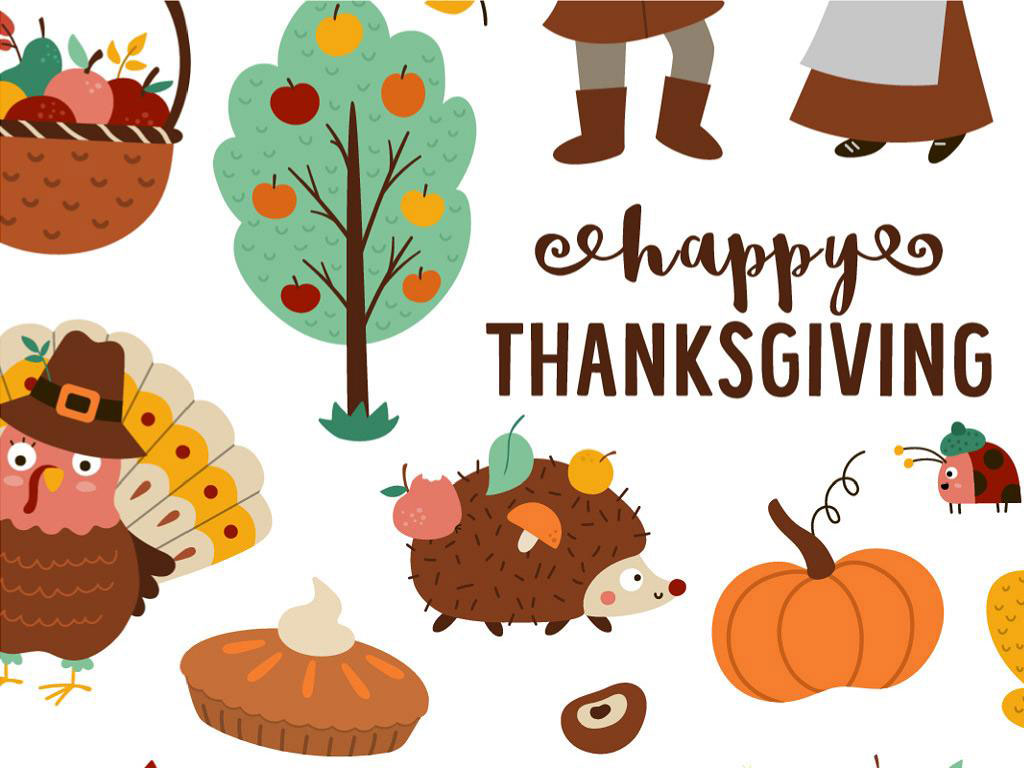 Happy Thanksgiving Americana Vinyl Wrap Pattern