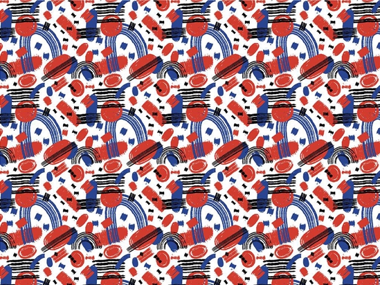 Abstract Patriot Americana Vinyl Wrap Pattern