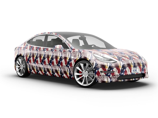 Bald Eagle Americana Vehicle Vinyl Wrap