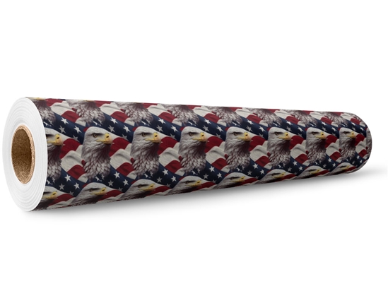 Bald Eagle Americana Wrap Film Wholesale Roll