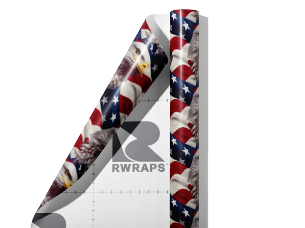 Bald Eagle Americana Wrap Film Sheets