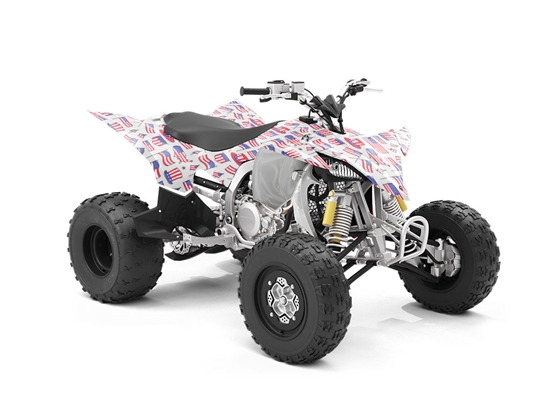 Flagging Down Americana ATV Wrapping Vinyl