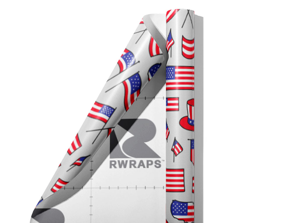 Flagging Down Americana Wrap Film Sheets