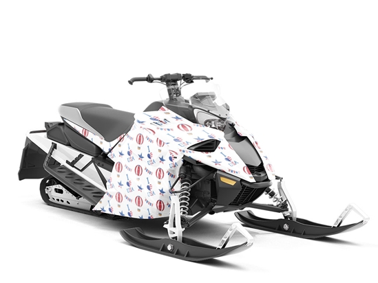 Lift Off Americana Custom Wrapped Snowmobile