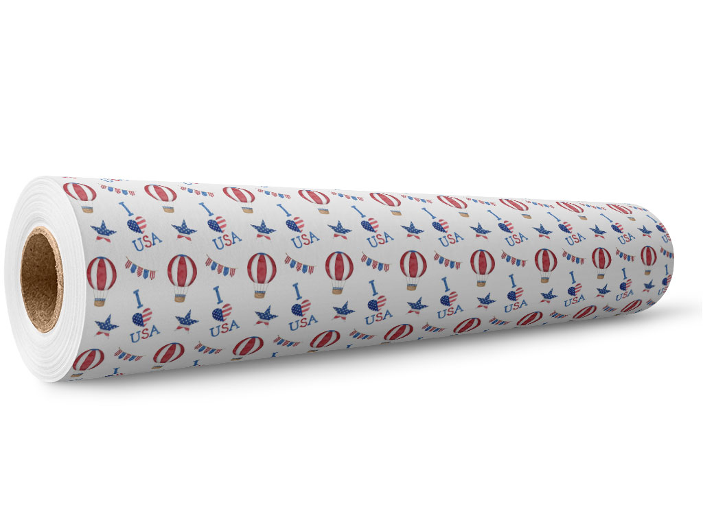 Lift Off Americana Wrap Film Wholesale Roll