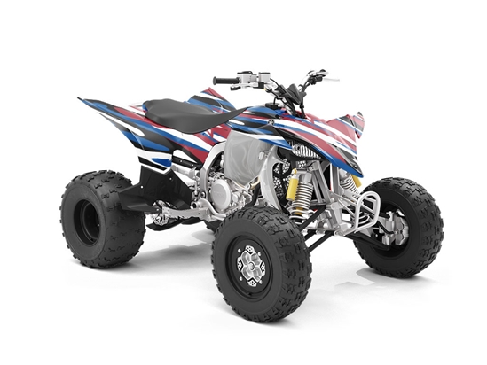 Patriotic Camo Americana ATV Wrapping Vinyl