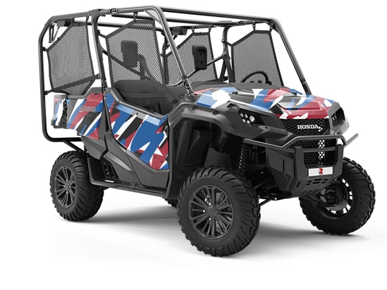 Patriotic Camo Americana Utility Vehicle Vinyl Wrap