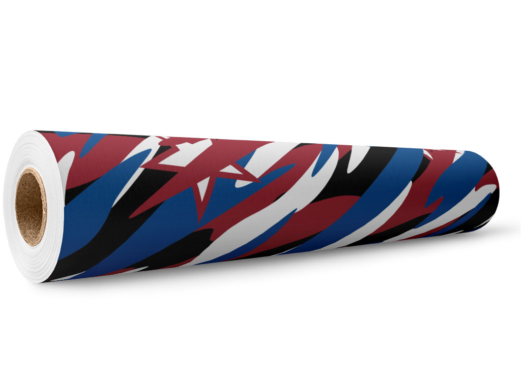 Patriotic Camo Americana Wrap Film Wholesale Roll