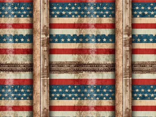 Rustic Wall Americana Vinyl Wrap Pattern