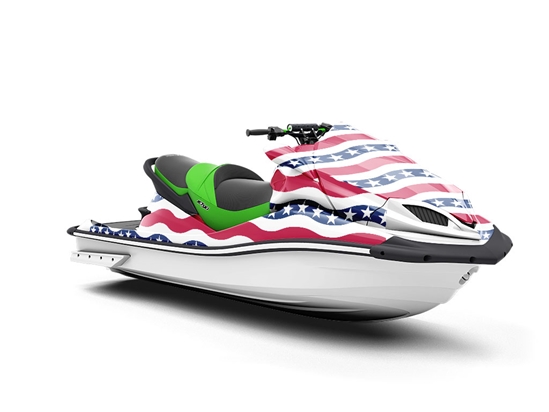 The Wave Americana Jet Ski Vinyl Customized Wrap