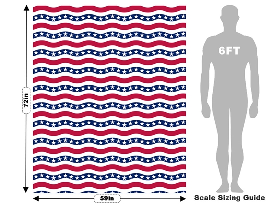 The Wave Americana Vehicle Wrap Scale