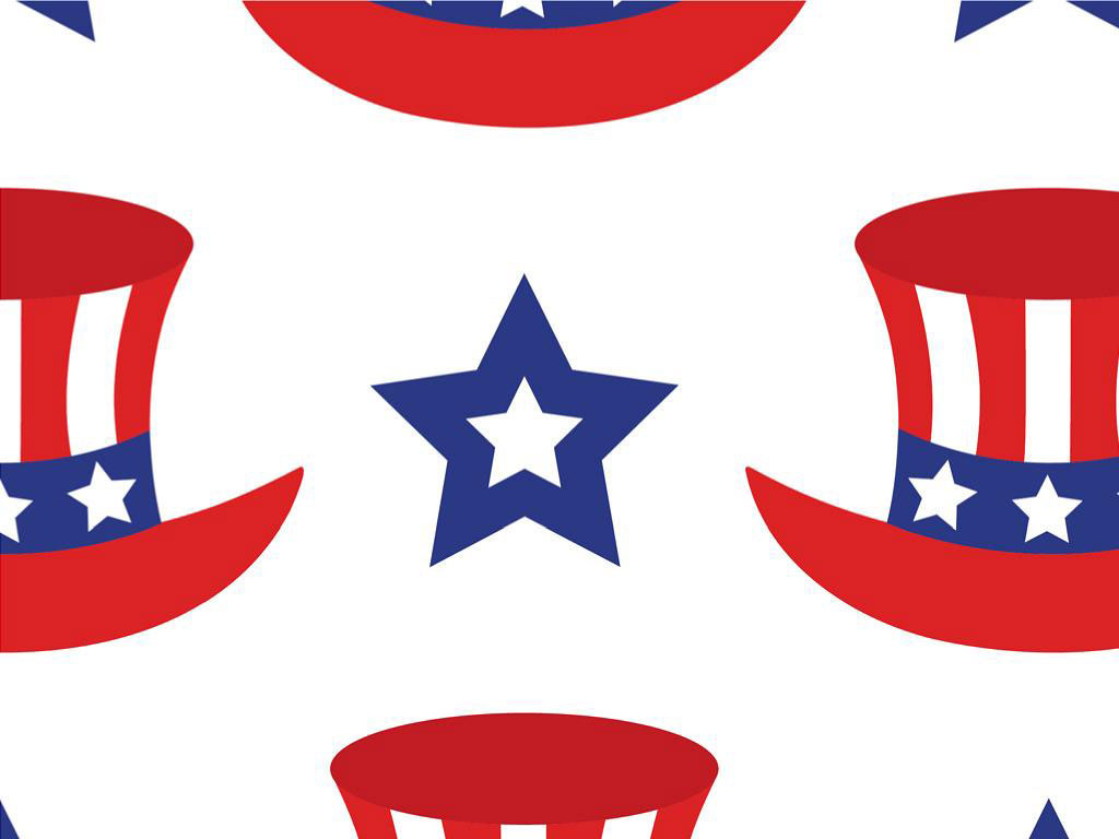 Top Hat Americana Vinyl Wrap Pattern