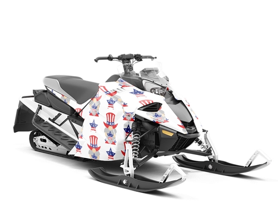 Uncle Sam Americana Custom Wrapped Snowmobile