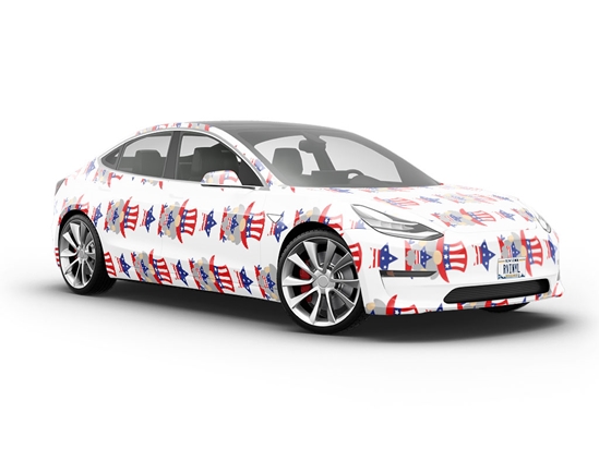 Uncle Sam Americana Vehicle Vinyl Wrap