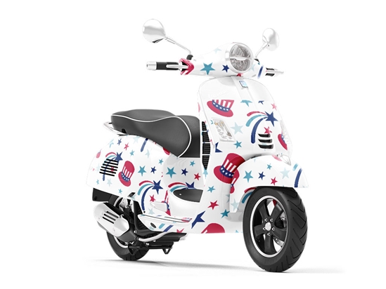 Want You Americana Vespa Scooter Wrap Film