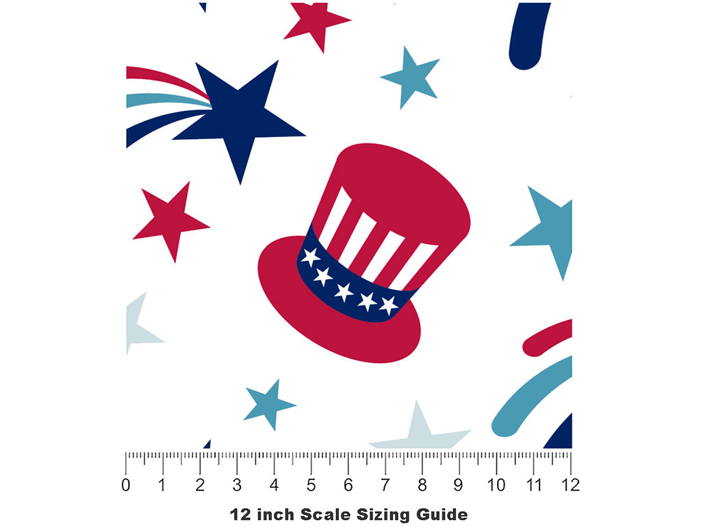 Want You Americana Vinyl Film Pattern Size 12 inch Scale