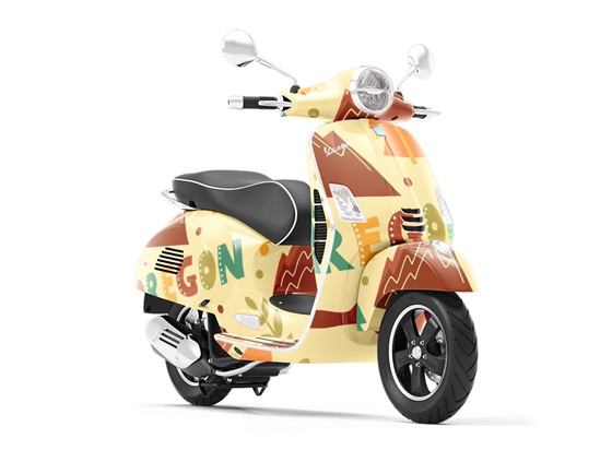 Beaver State Americana Vespa Scooter Wrap Film